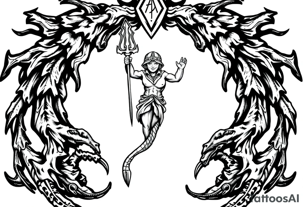 Atlantis tattoo idea