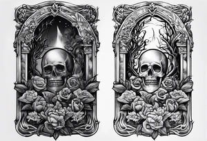 Gravestone tattoo design tattoo idea