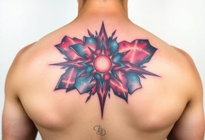 cover up tattoo inspired by the galaxy tattoo idea