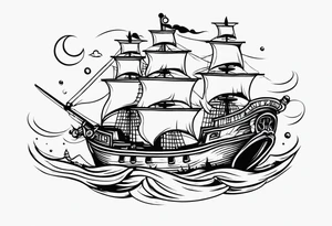 Pirate tattoo idea