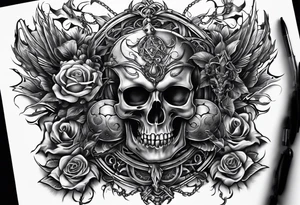 Crossroads good and evil tattoo idea