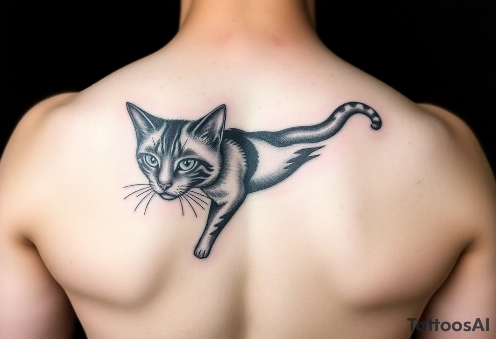 Black Cat tattoo idea
