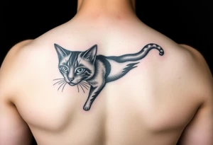 Black Cat tattoo idea