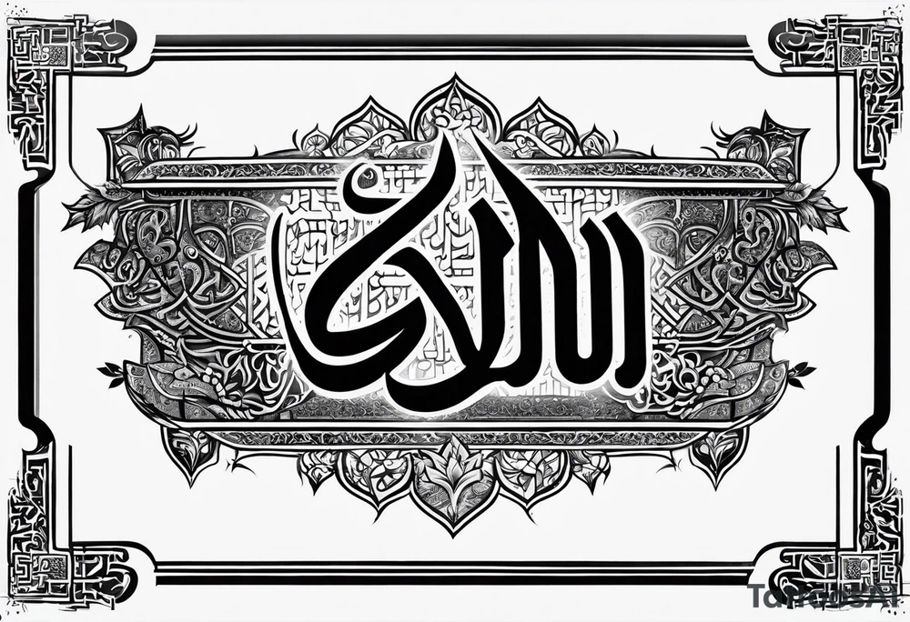 Quran tattoo tattoo idea