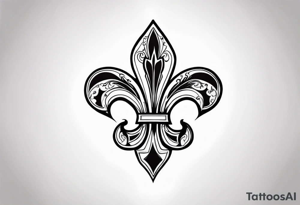 Fleur-de-lis tattoo idea