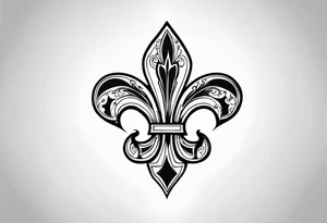 Fleur-de-lis tattoo idea