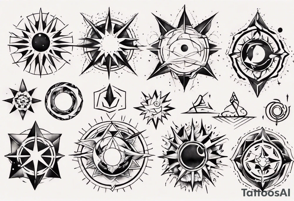 sonne tattoo idea