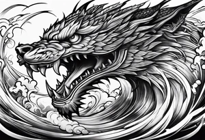 the word ganbatte from japan tattoo idea