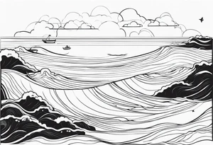 Small Sea tattoo tattoo idea