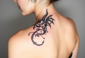 Sexy devil tattoo idea