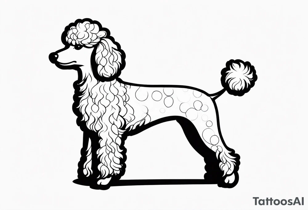 poodle tattoo idea