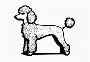 poodle tattoo idea