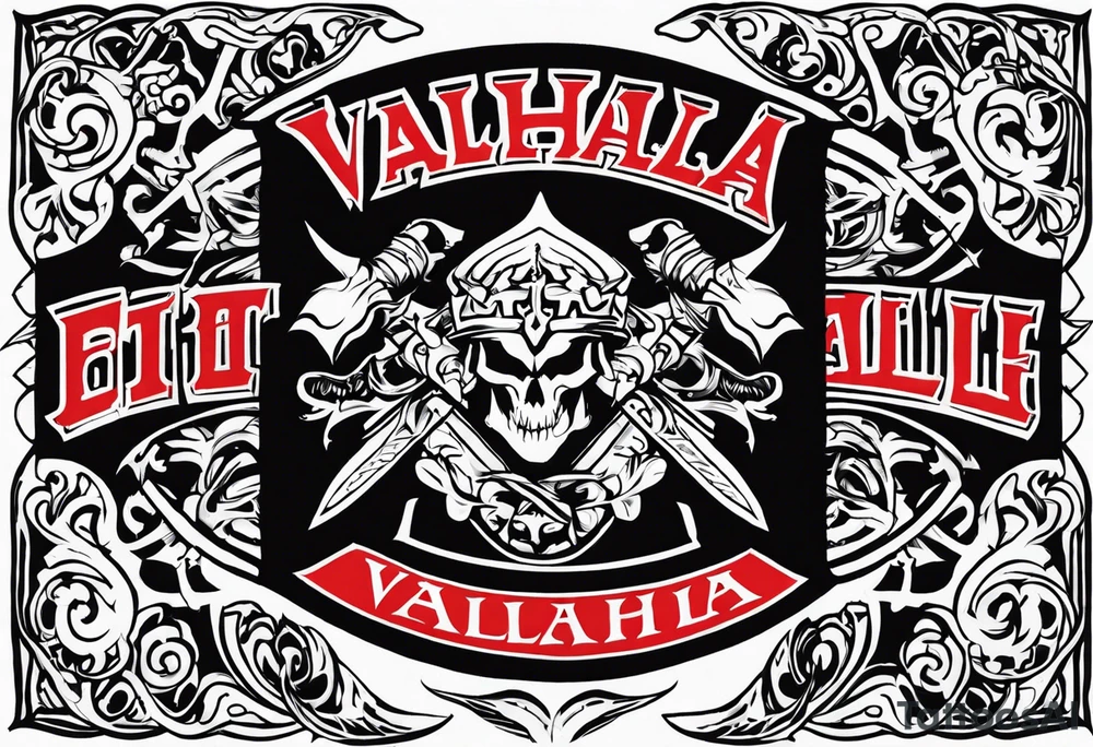Valhalla battle tattoo idea