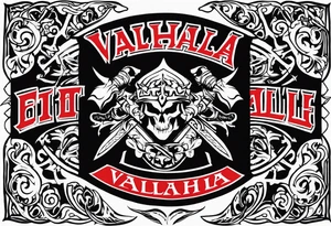 Valhalla battle tattoo idea