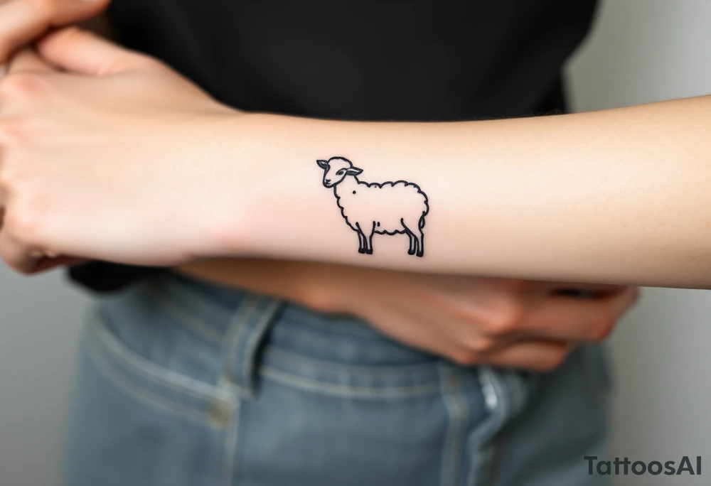 Black sheep tattoo idea