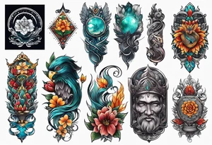 Sleeve tattoo idea
