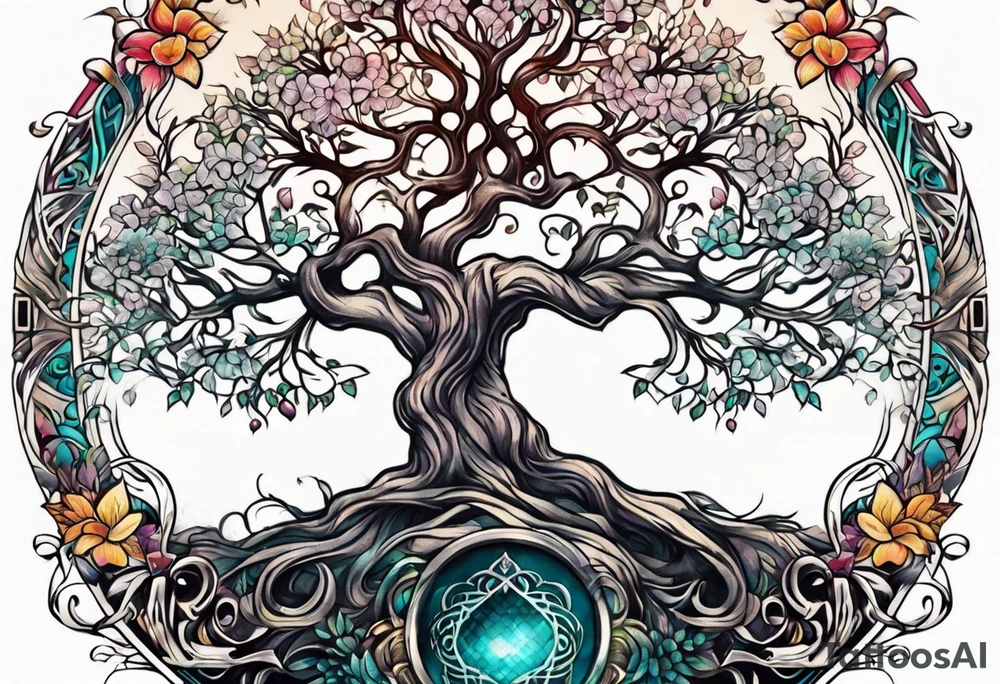 tree of life tattoo idea