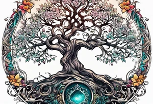 tree of life tattoo idea