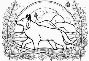 What animal symbolizes healing tattoo idea