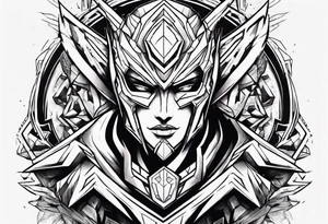 Zed league of legends tattoo idea
