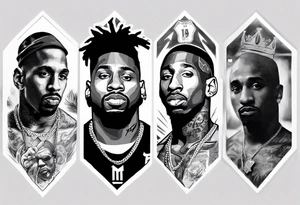Icons portraits 
ARM SLEEVE 
REALISTIC
messi
Tupac
biggie tattoo idea
