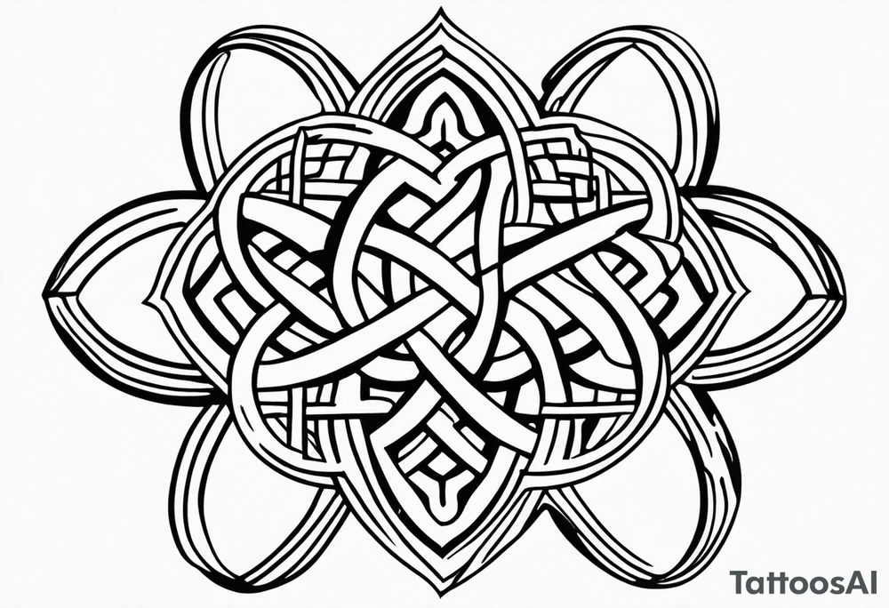 Celtic knot design. tattoo idea