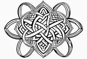 Celtic knot design. tattoo idea