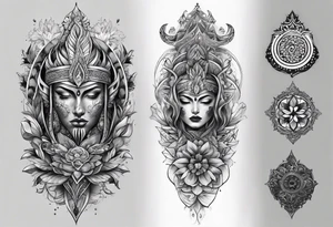 Full body sleeve tattoo idea