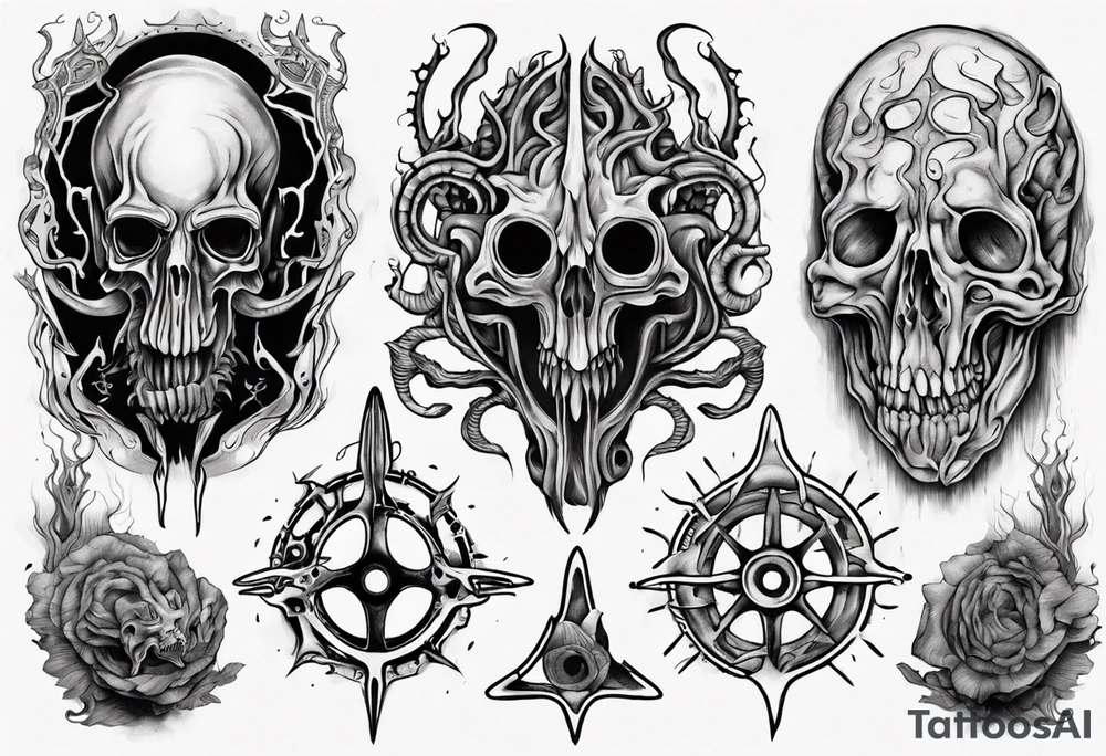 lovecraft them wood tattoo idea