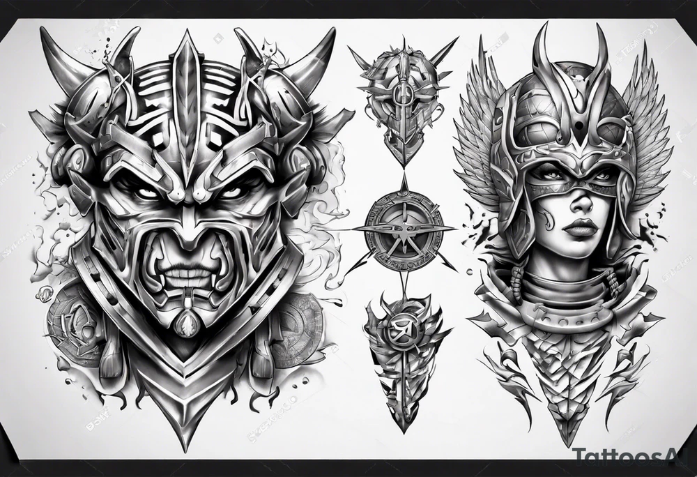 Warrior tattoo idea
