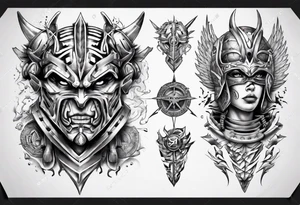 Warrior tattoo idea