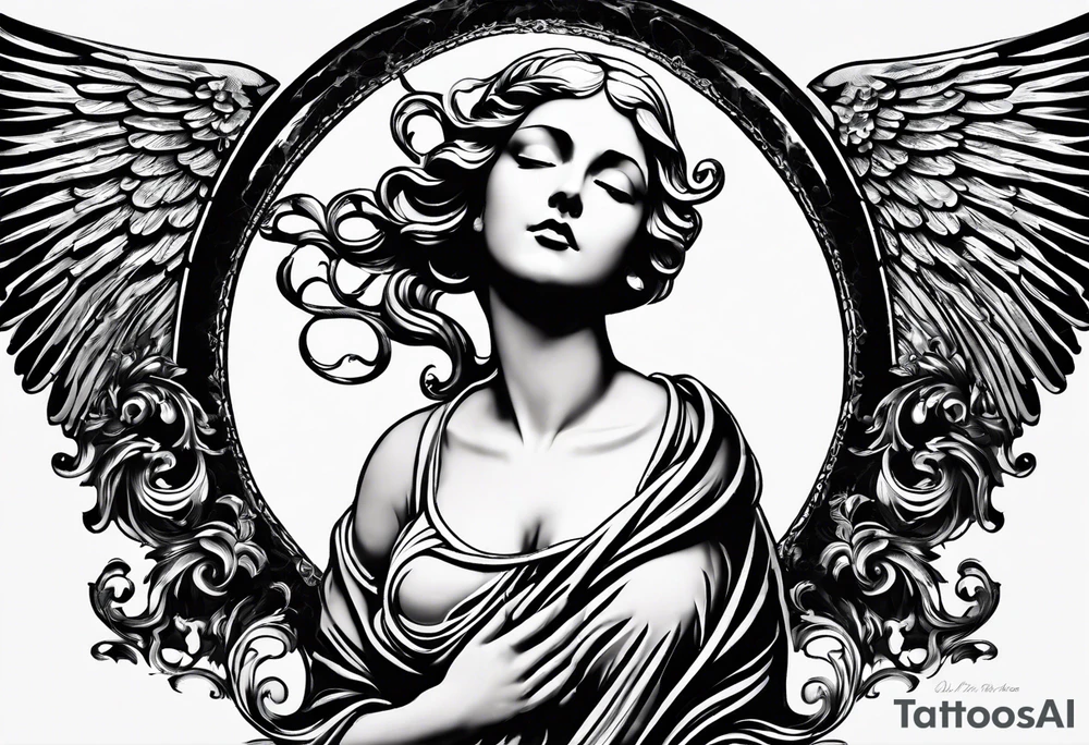 I saw the angel in the marble and carved until I set her free tattoo idea