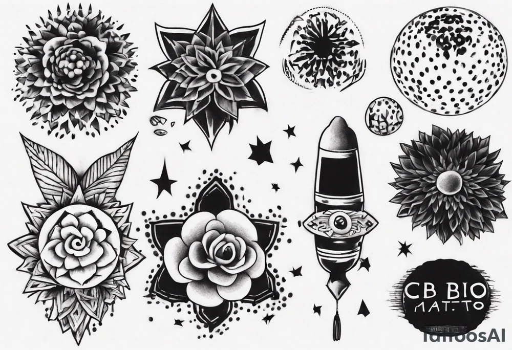 cibo matto pom pom album cover tattoo idea