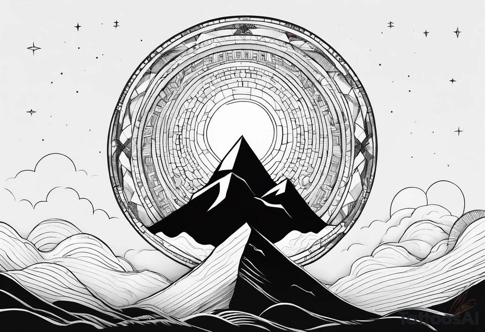 words that say on top of the world looking over the edge tattoo idea