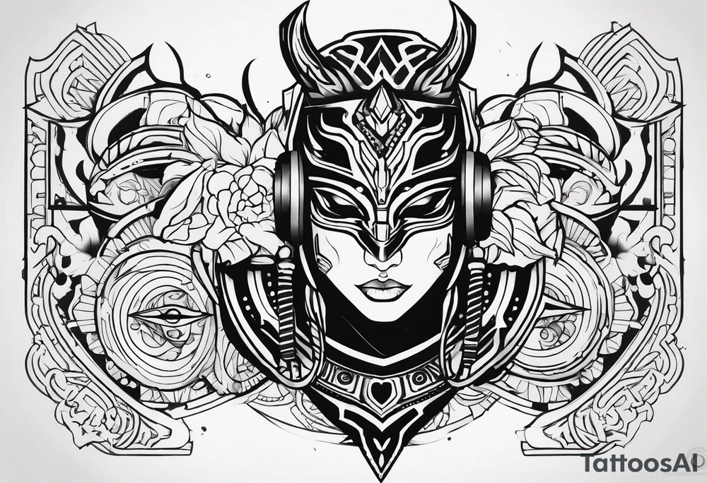 DJ WARRIOR tattoo idea