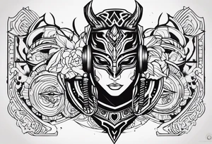 DJ WARRIOR tattoo idea