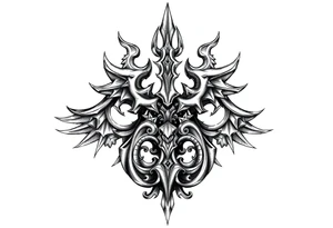 Powerful family symbol tattoo idea