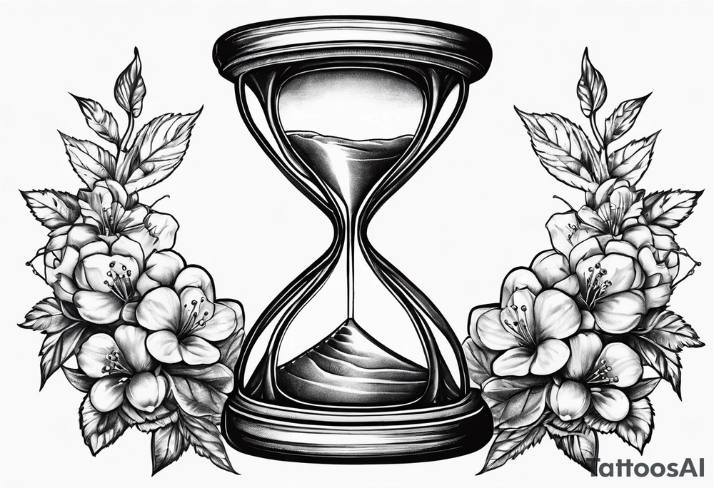 Cherry hourglass tattoo idea