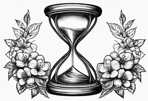 Cherry hourglass tattoo idea