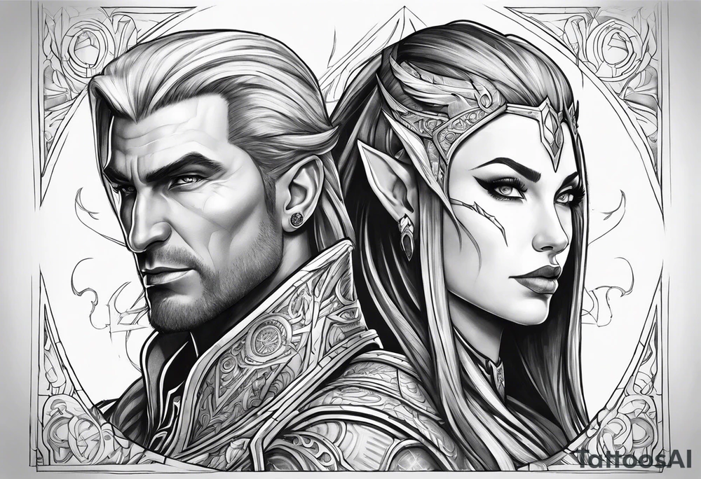 Kael'Thas and Asha'alar tattoo idea