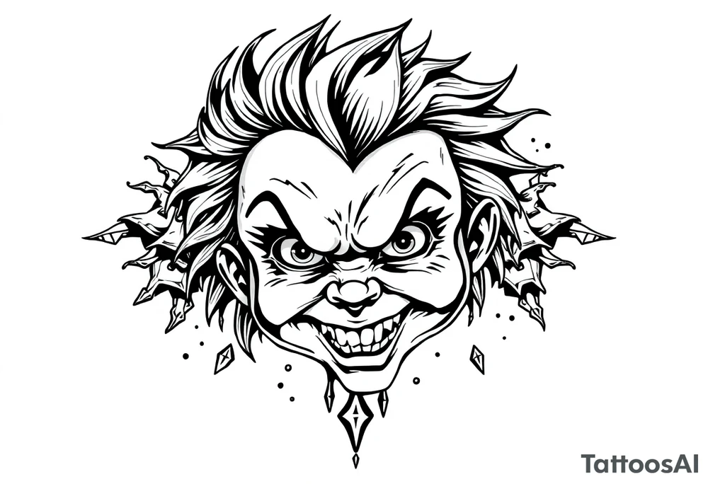 chucky tattoo idea