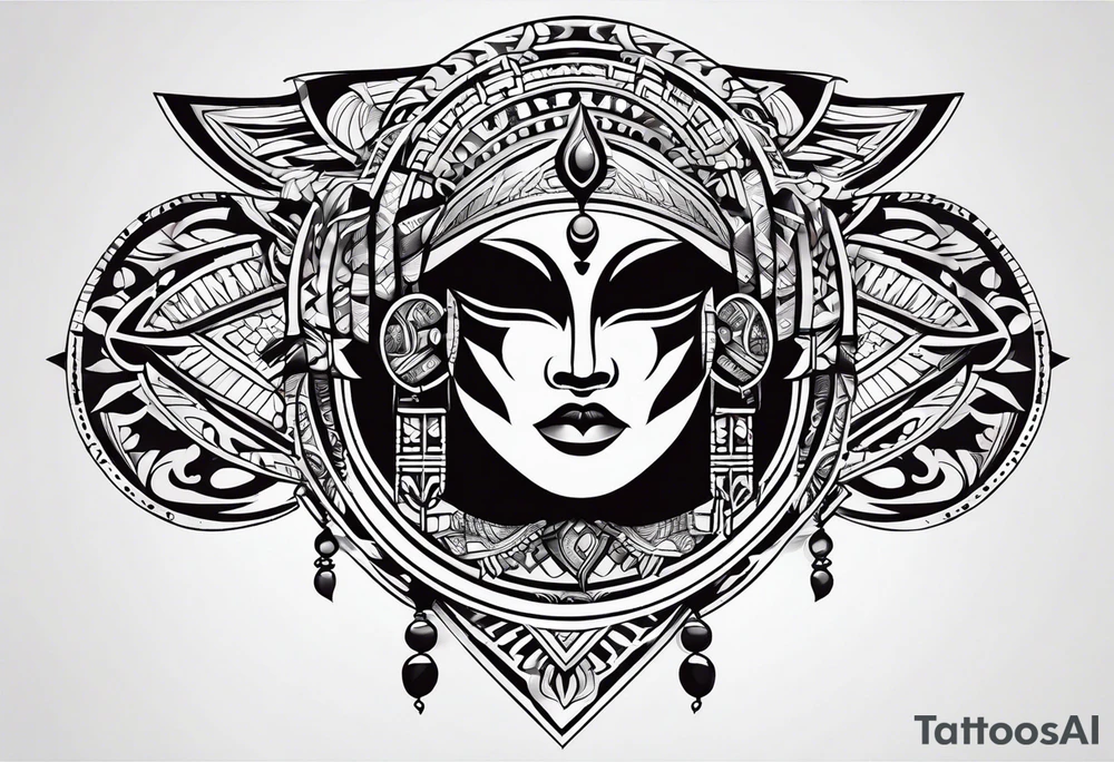Tribal design tattoo idea