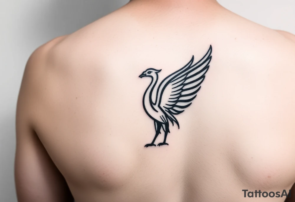 Fine line, black and gray, a tattoo to get in Liverpool UK so make it inspired by Liverpool by paying homage to its musical influences, art or history tattoo idea