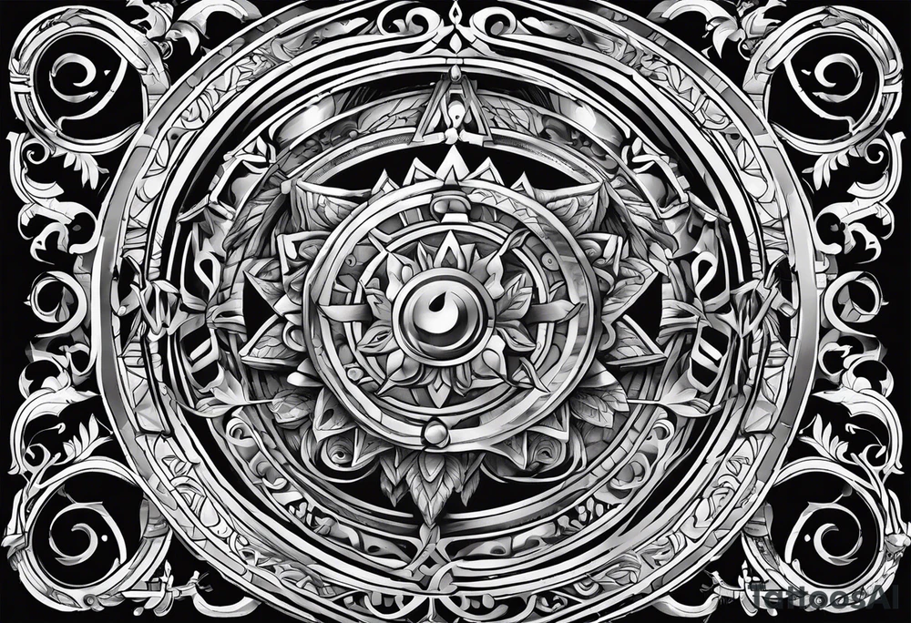 The symbol of Matthias in the bible tattoo idea