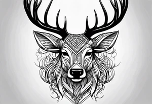 Cerf eiktirnir tattoo idea