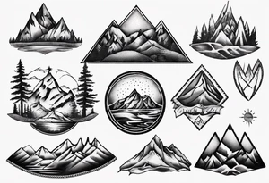 Mountain tattoo idea