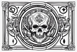 Deadly sin Greed tarot card tattoo idea