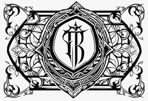 Berserk logo, vines, forearm tattoo idea