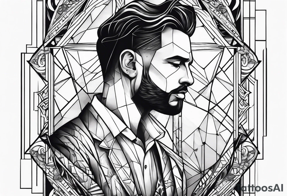 Lonely man tattoo idea