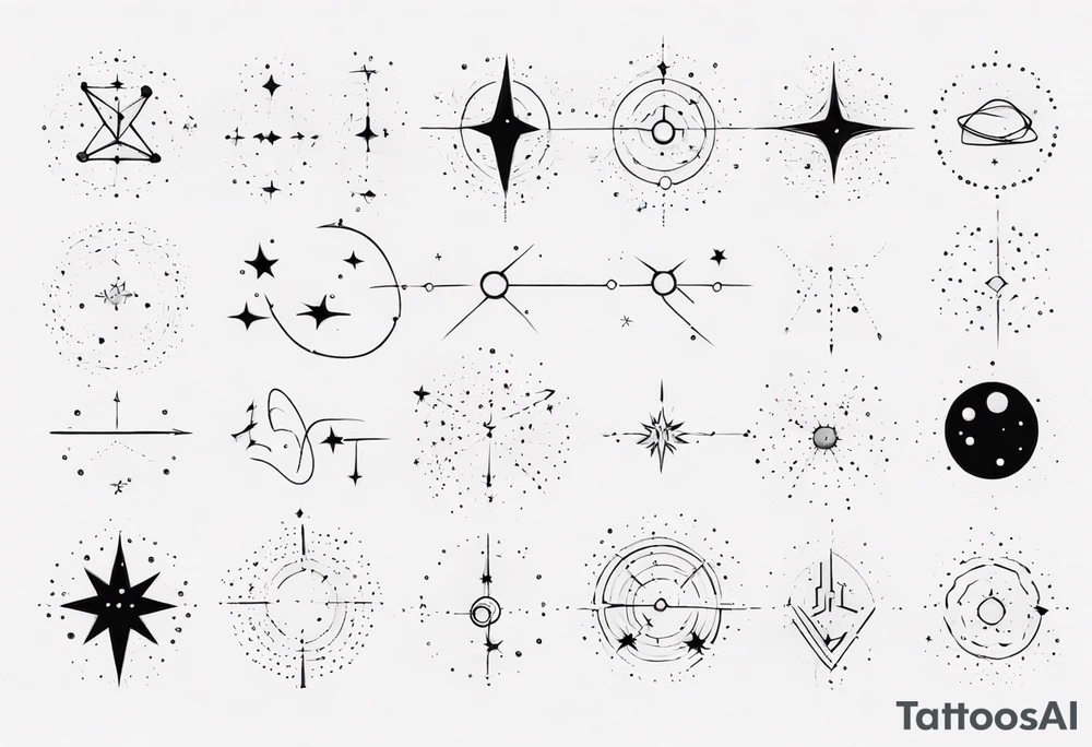 Constellation tattoo idea